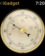Apple Watch Barometer for Website